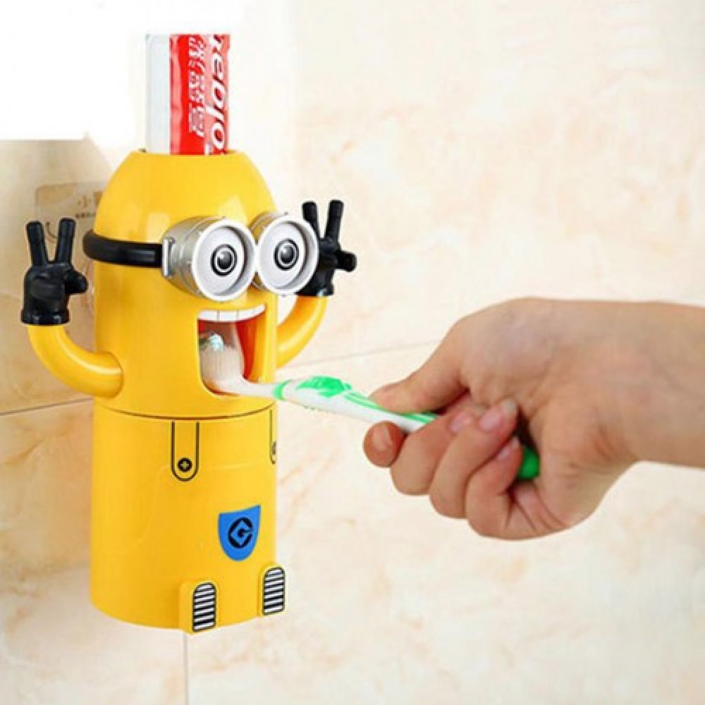 Minion Dispensador Pasta dental para niño